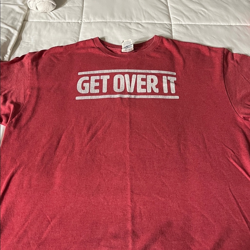 Vintage washed red tee